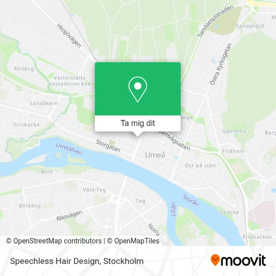 Speechless Hair Design karta