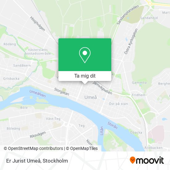 Er Jurist Umeå karta