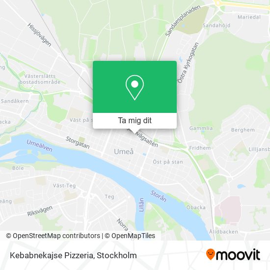 Kebabnekajse Pizzeria karta