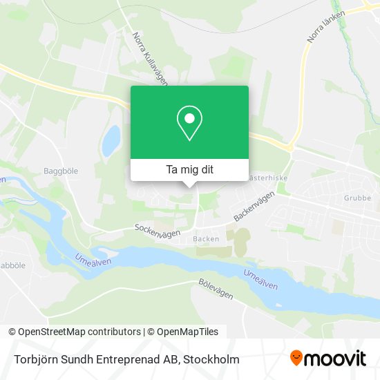 Torbjörn Sundh Entreprenad AB karta