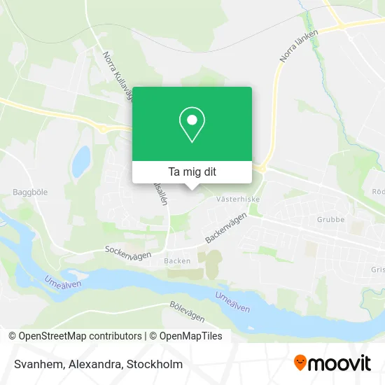 Svanhem, Alexandra karta