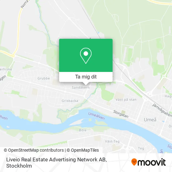 Liveio Real Estate Advertising Network AB karta