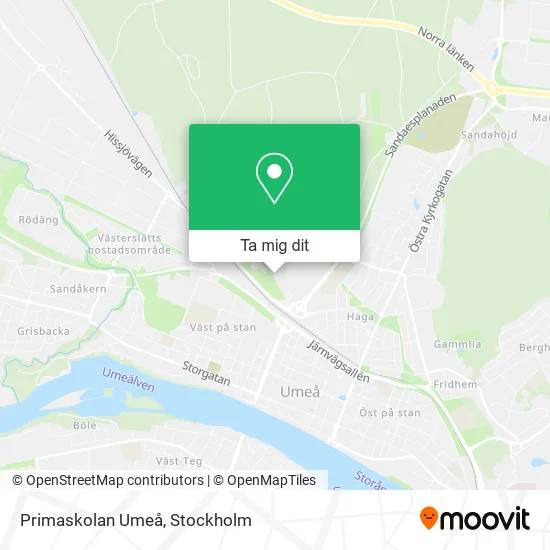 Primaskolan Umeå karta