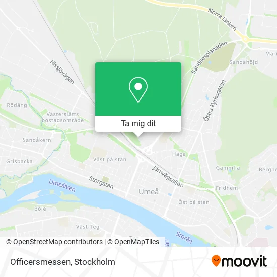 Officersmessen karta