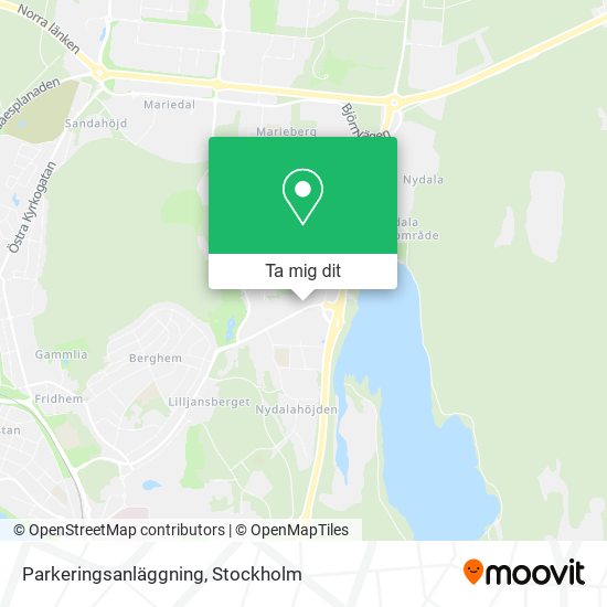 Parkeringsanläggning karta