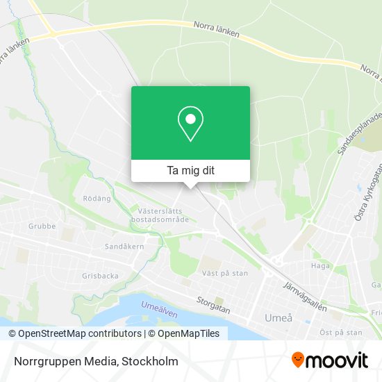 Norrgruppen Media karta