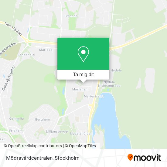 Mödravårdcentralen karta