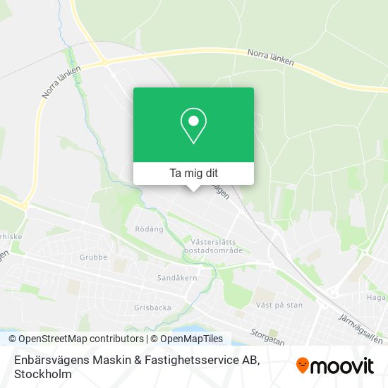 Enbärsvägens Maskin & Fastighetsservice AB karta