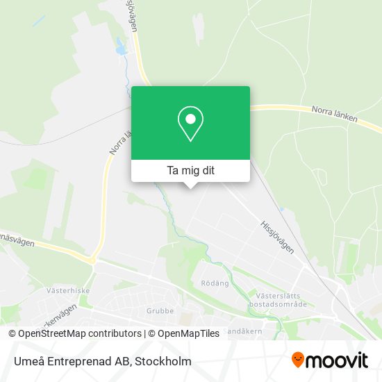 Umeå Entreprenad AB karta