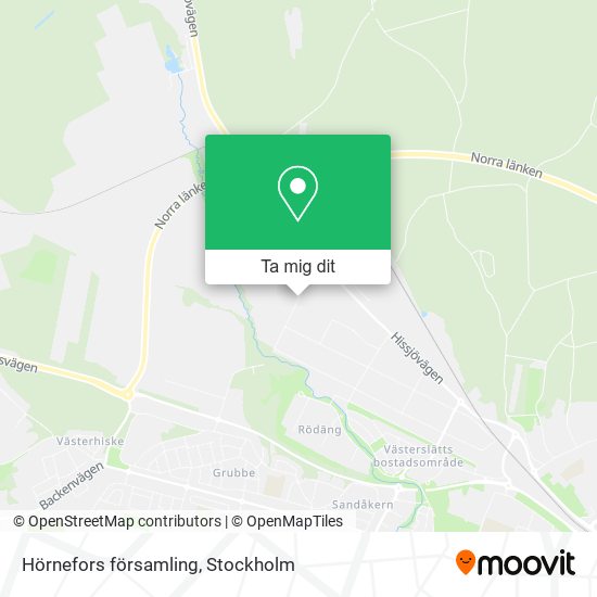 Hörnefors församling karta