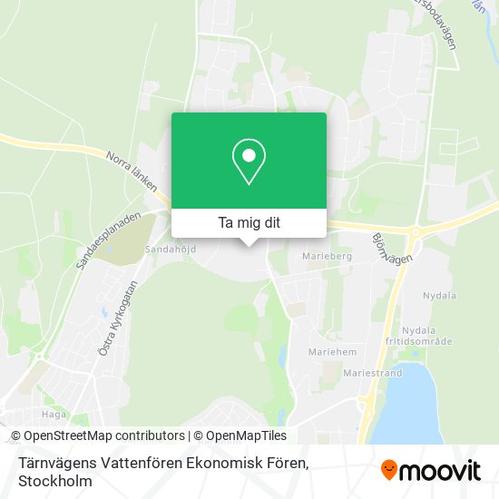 Tärnvägens Vattenfören Ekonomisk Fören karta