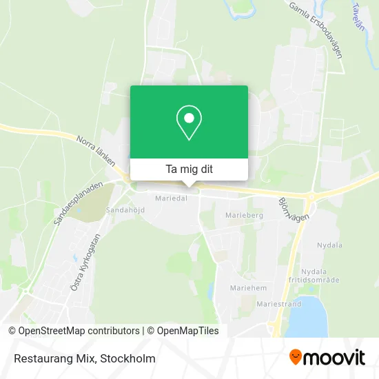 Restaurang Mix karta