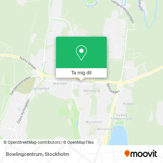 Bowlingcentrum karta