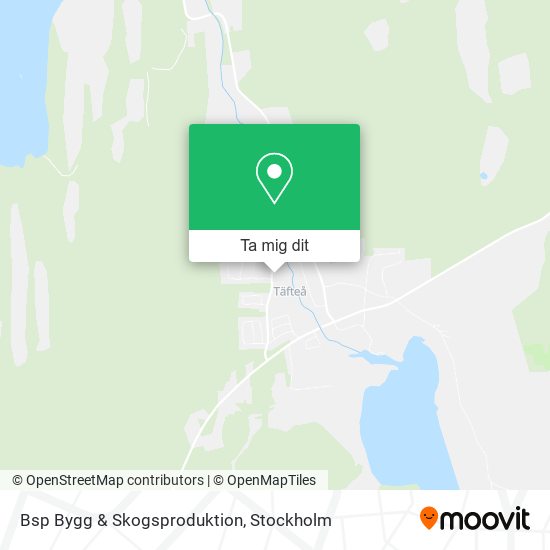 Bsp Bygg & Skogsproduktion karta