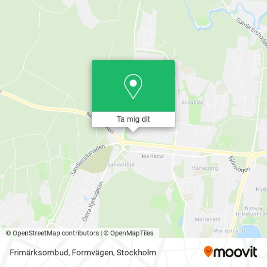 Frimärksombud, Formvägen karta