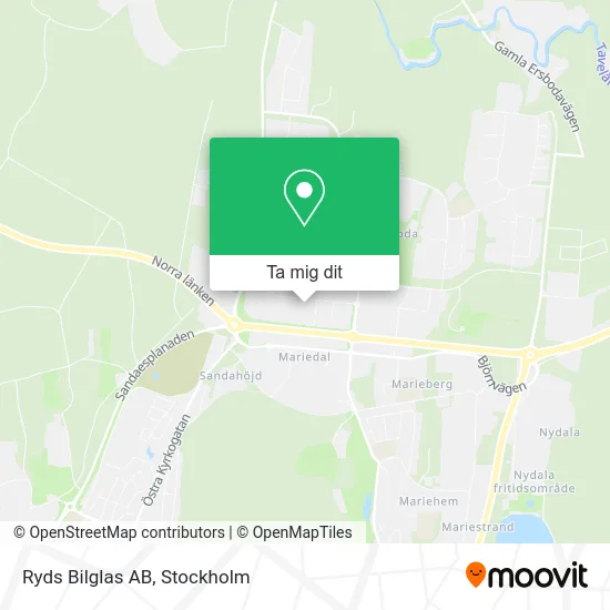 Ryds Bilglas AB karta