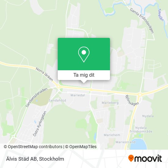 Älvis Städ AB karta