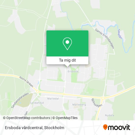 Ersboda vårdcentral karta