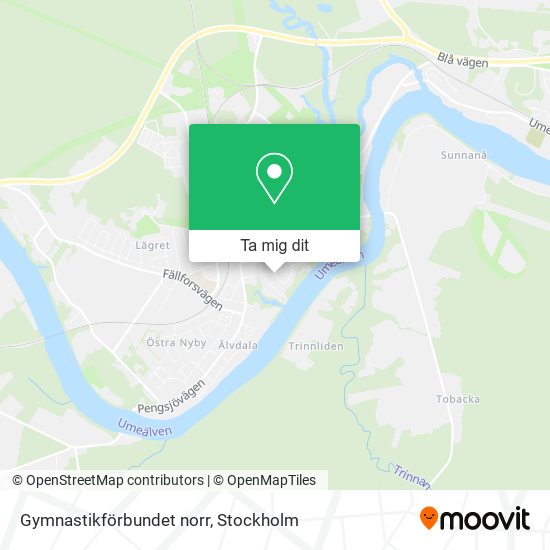 Gymnastikförbundet norr karta