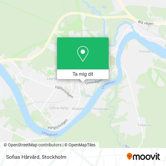 Sofias Hårvård karta