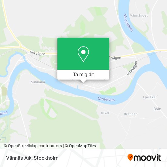 Vännäs Aik karta