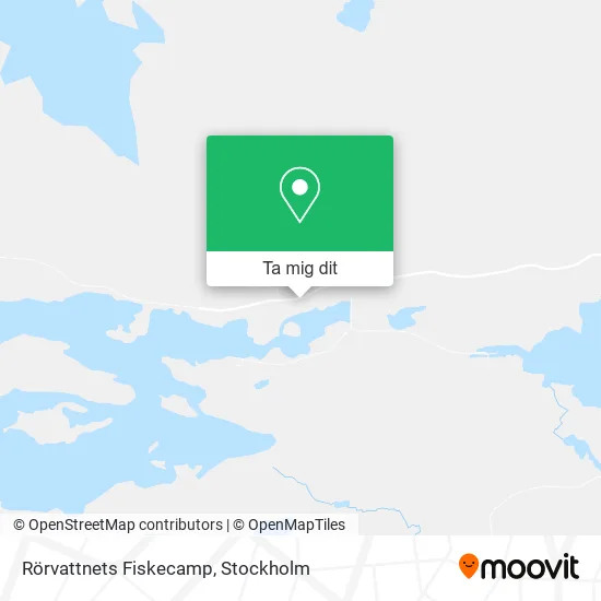 Rörvattnets Fiskecamp karta