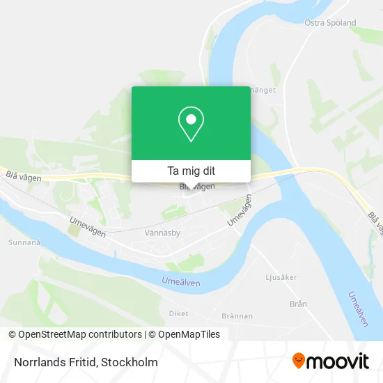 Norrlands Fritid karta