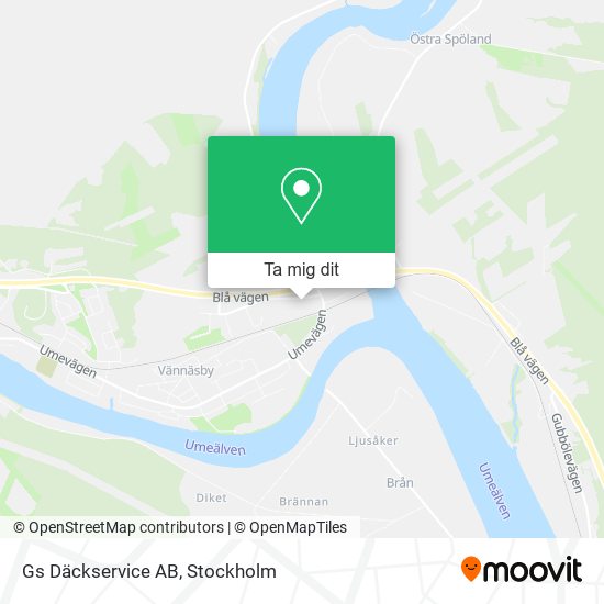 Gs Däckservice AB karta