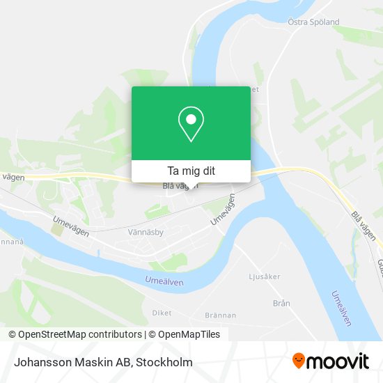 Johansson Maskin AB karta
