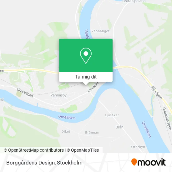 Borggårdens Design karta