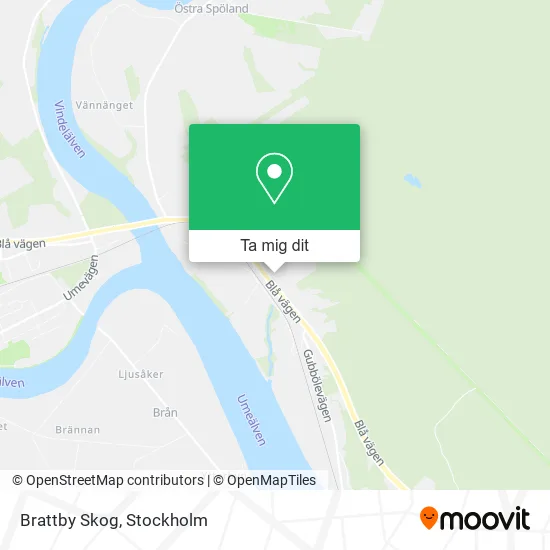 Brattby Skog karta