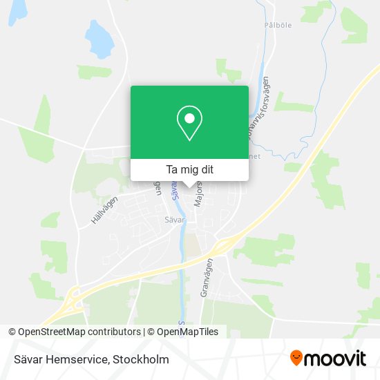 Sävar Hemservice karta