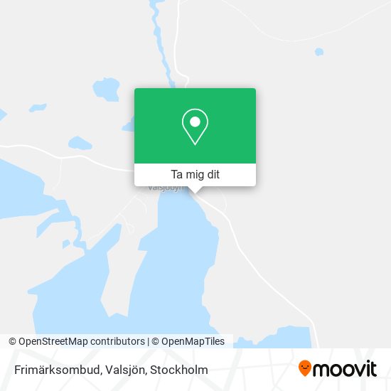 Frimärksombud, Valsjön karta