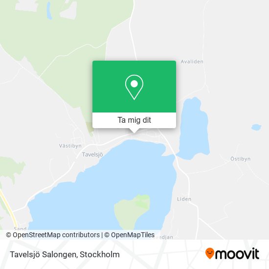 Tavelsjö Salongen karta