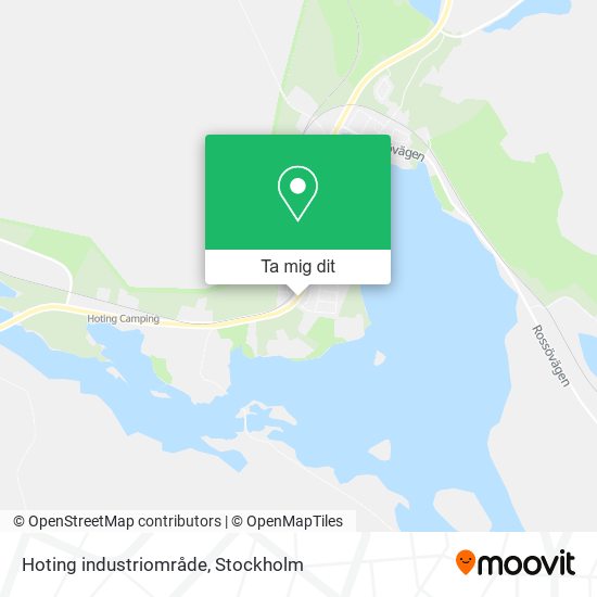 Hoting industriområde karta