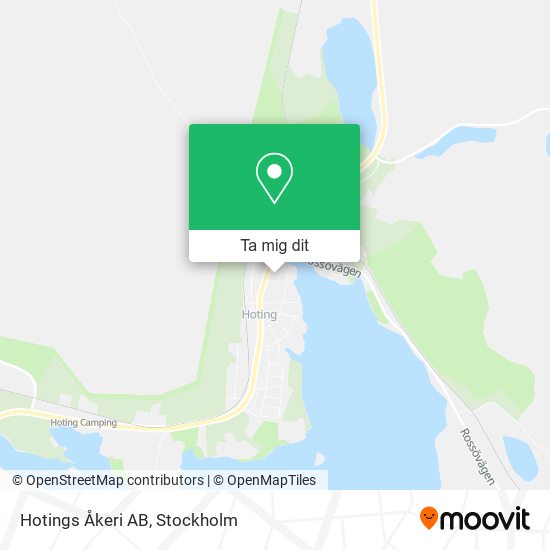 Hotings Åkeri AB karta