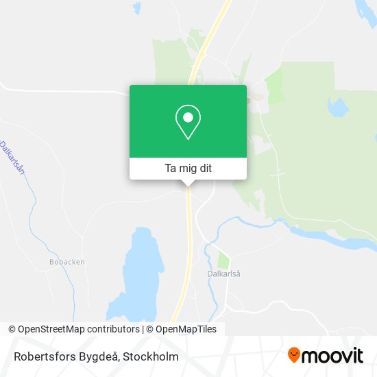 Robertsfors Bygdeå karta