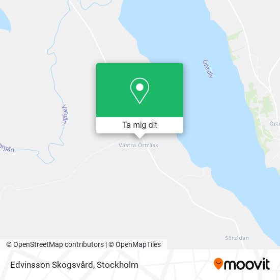 Edvinsson Skogsvård karta