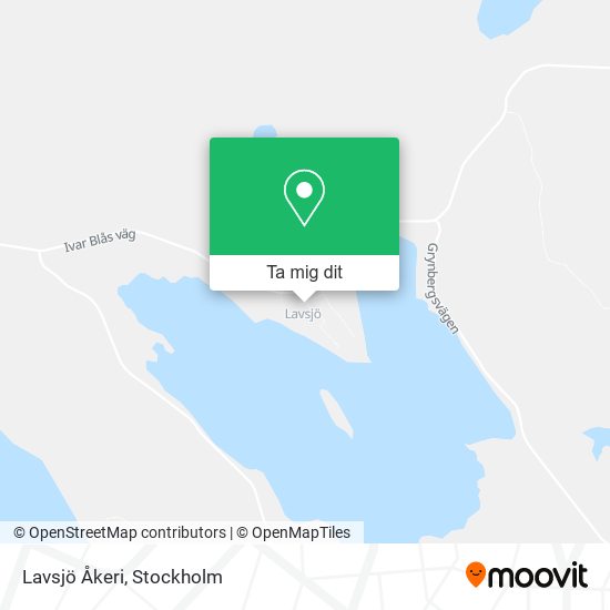 Lavsjö Åkeri karta