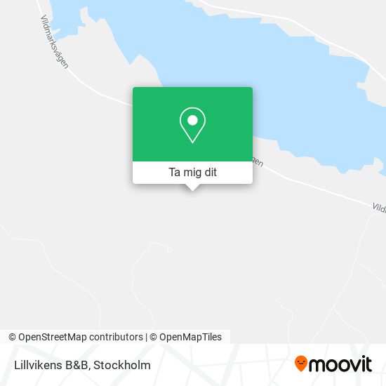 Lillvikens B&B karta