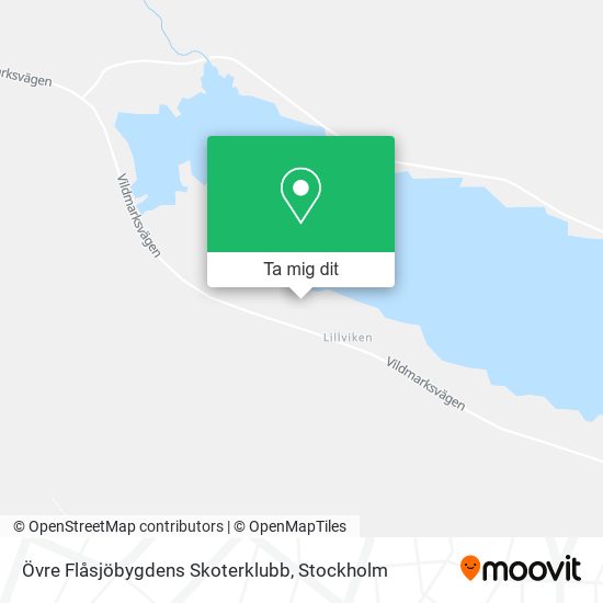Övre Flåsjöbygdens Skoterklubb karta