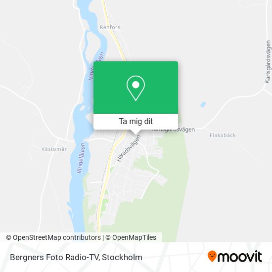 Bergners Foto Radio-TV karta