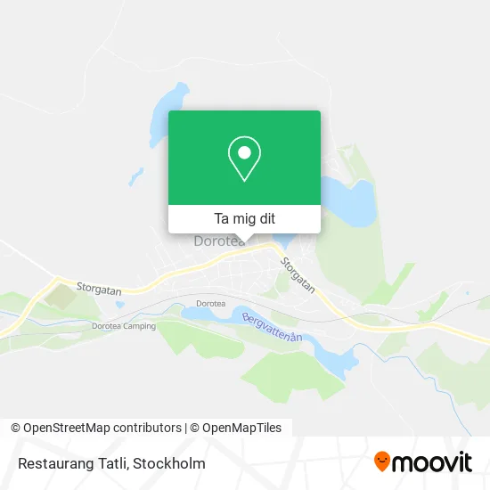 Restaurang Tatli karta