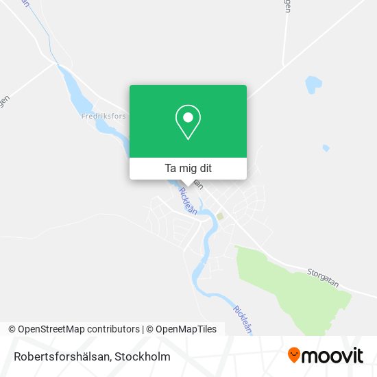 Robertsforshälsan karta