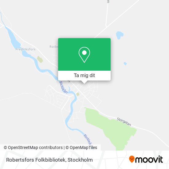 Robertsfors Folkbibliotek karta