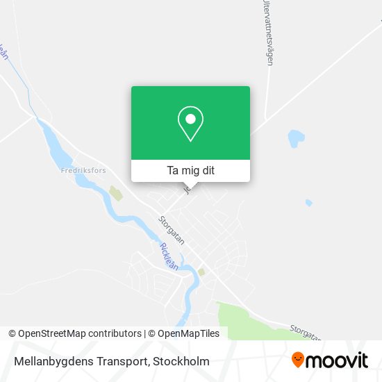 Mellanbygdens Transport karta