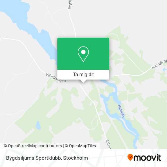 Bygdsiljums Sportklubb karta