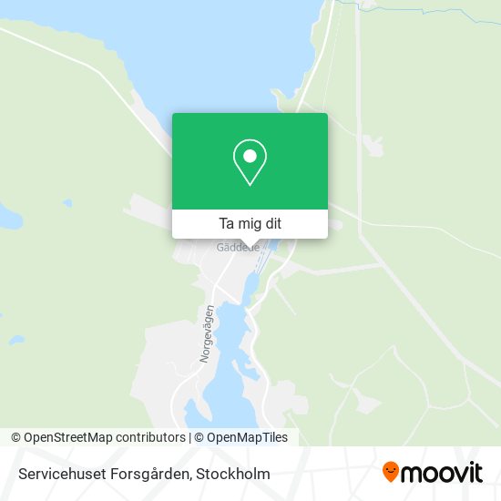 Servicehuset Forsgården karta