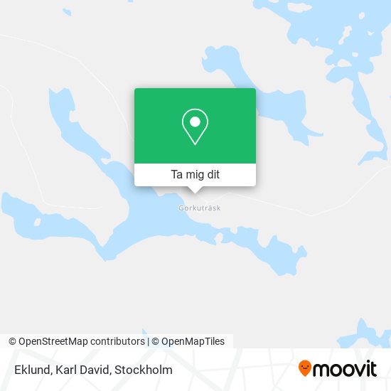 Eklund, Karl David karta