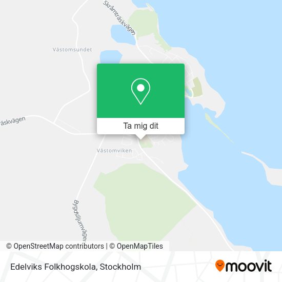 Edelviks Folkhogskola karta